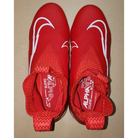 NIKE ALPHA MENACE ELITE 3 FLYKNIT FOOTBALL RED MEN\'S SIZE 10 NEW main image 6